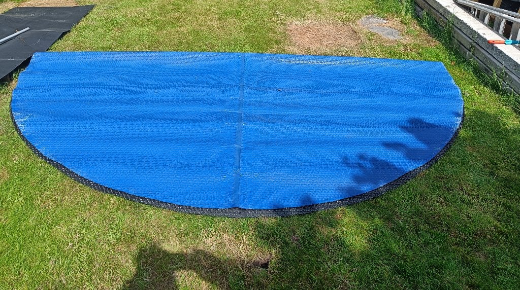 Afdekzeil zwembad rond 3,66m, Jardin & Terrasse, Accessoires de piscine, Utilisé, Couverture de piscine, Enlèvement