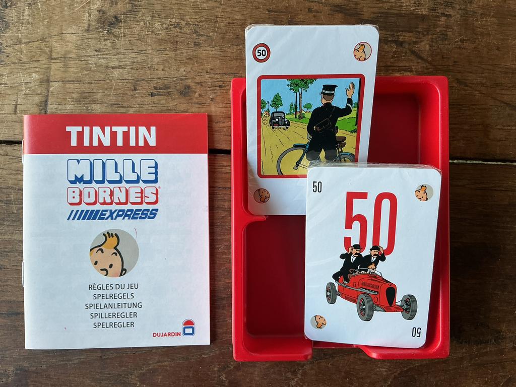 Tintin Mille Bornes, Enlèvement, Comme neuf