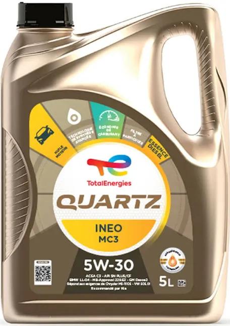 Huile moteur TotalEnergies Quartz INEO MC3 5W-30 – 5L, Autos : Divers, Enlèvement ou Envoi