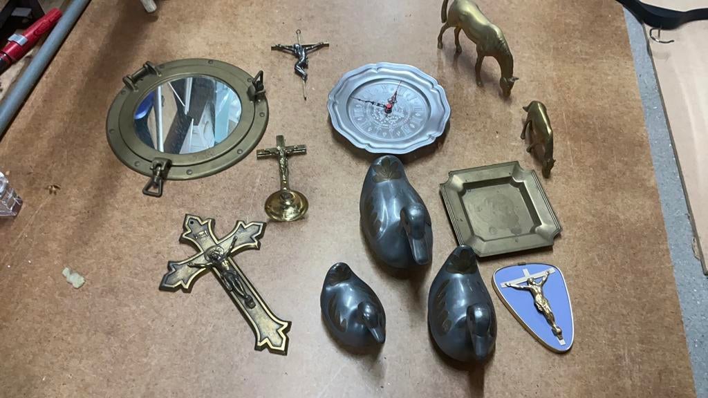 Koper en tin, Antiek en Kunst, Ophalen, Koper