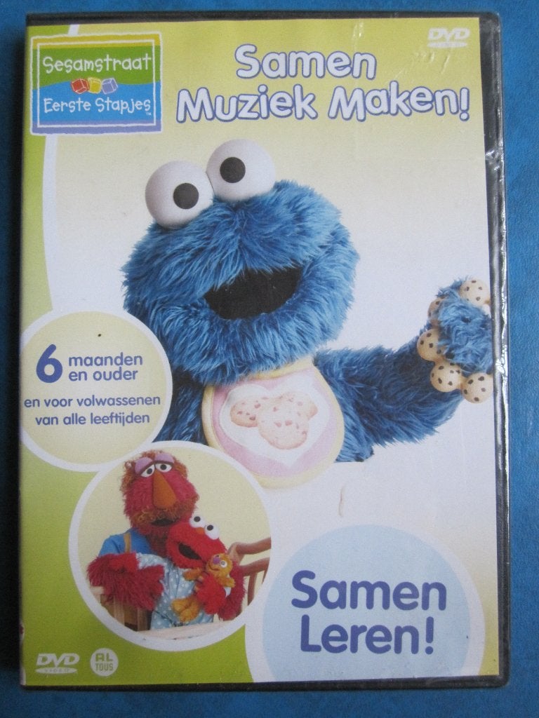 Sesamstraat - Samen muziek maken! (nieuw in de verpakking), Cd's en Dvd's, Alle leeftijden, Tv-serie, Nieuw in verpakking, Educatief