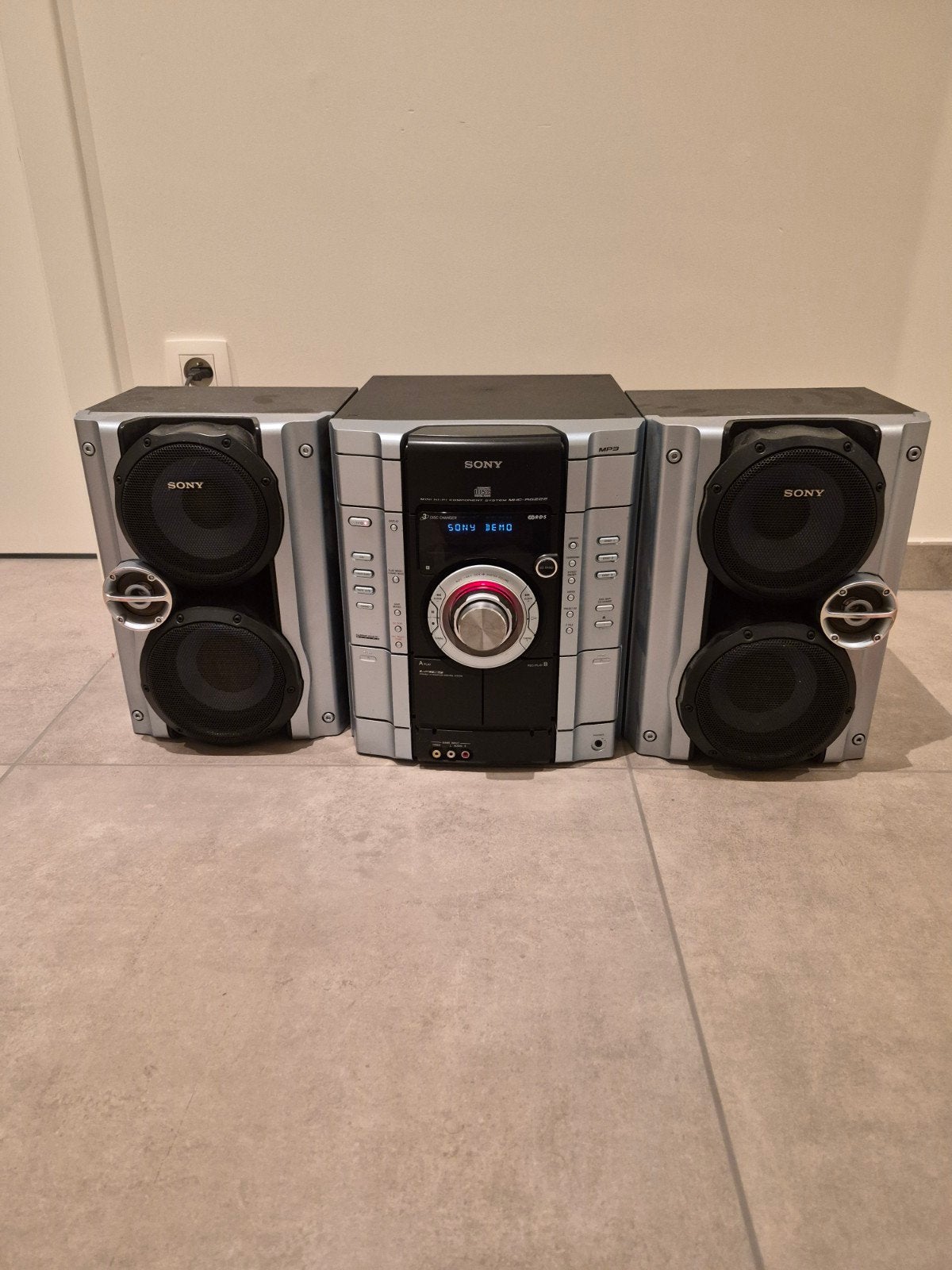 Stereo set met speakers – werkt perfect, Audio, Tv en Foto, Ophalen, Zo goed als nieuw, Cassettedeck, Microset