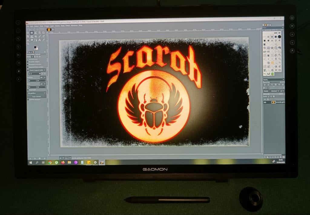 Grafisch tablet GAOMON PD2200 21,5" tekentablet, Ophalen of Verzenden, Zo goed als nieuw, Bedraad, Gaomon