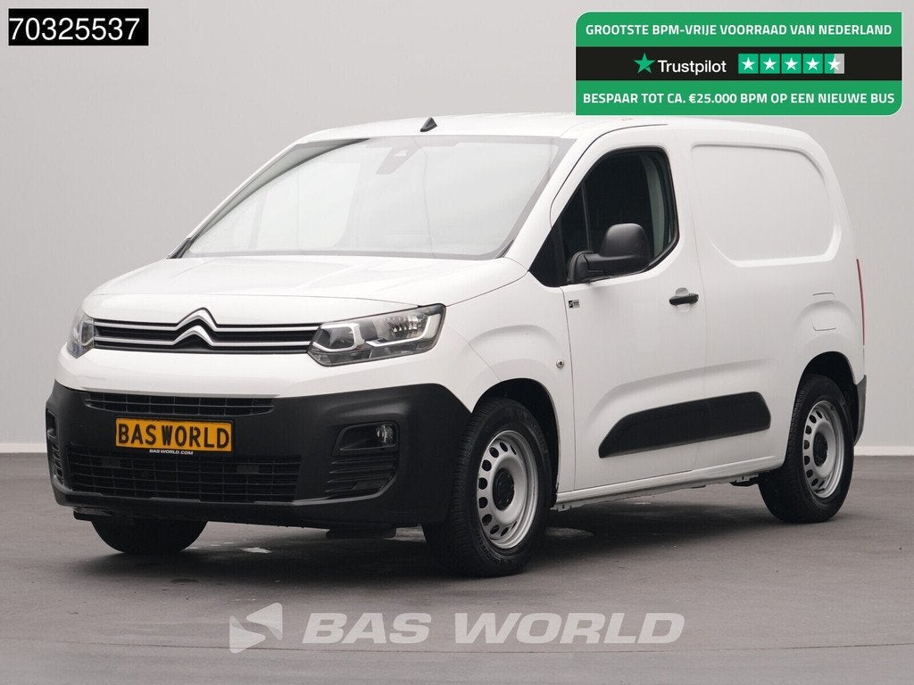 Citroën Berlingo 130pk Benzine Automaat L1H1 Navi Airco Cru, Automaat, Stof, Gebruikt, Euro 6