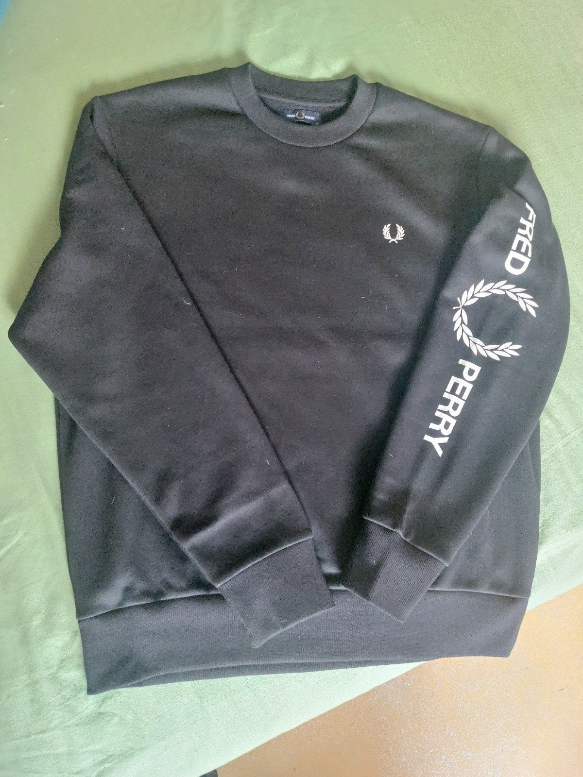 Zwarte Fred Perry trui XL, Kleding | Heren, Zwart, Ophalen of Verzenden, Fred perry, Maat 56/58 (XL)