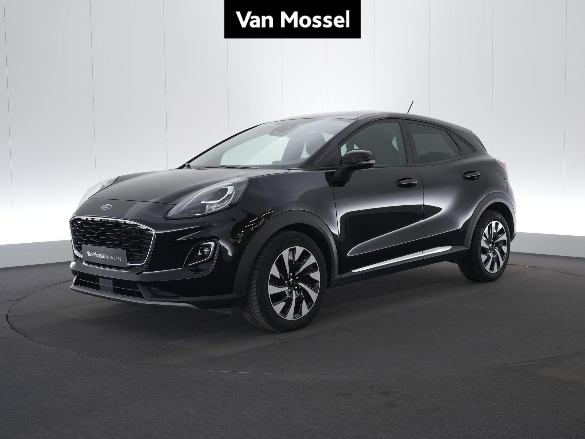 Ford Puma 1.0i Ecoboost MHEV 92kW Aut. Titanium, Stof, 1404 kg, Zwart, Bedrijf