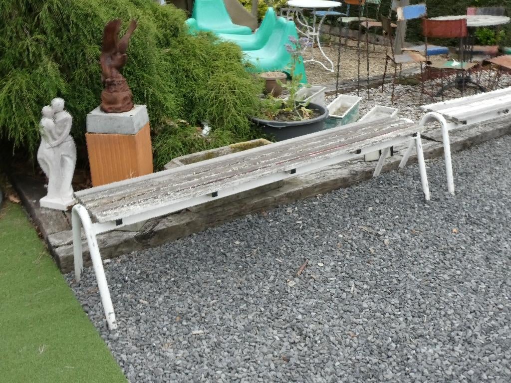 nostalgische tuinbanken, Tuin en Terras, Tuinbanken, Ophalen, Gebruikt, Hout
