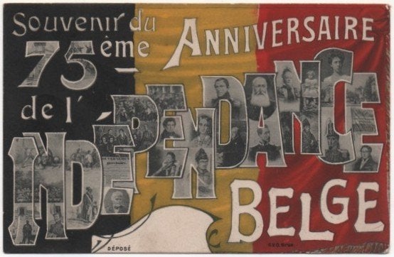 75 JAAR BELGIÊ, Verzamelen, Ophalen of Verzenden, Voor 1920, Ongelopen