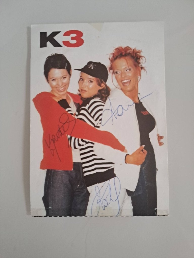 K3 originals handtekening, Collections, Collections Autre, Enlèvement ou Envoi, Utilisé