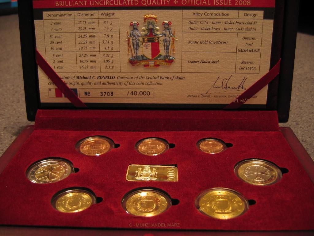 (Malte) Set Euro Proof 2008, Enlèvement ou Envoi, Malte, Autres valeurs, Série