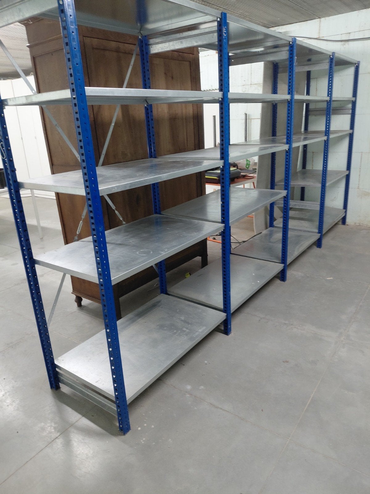 magazijnrek 4x1m, Ophalen