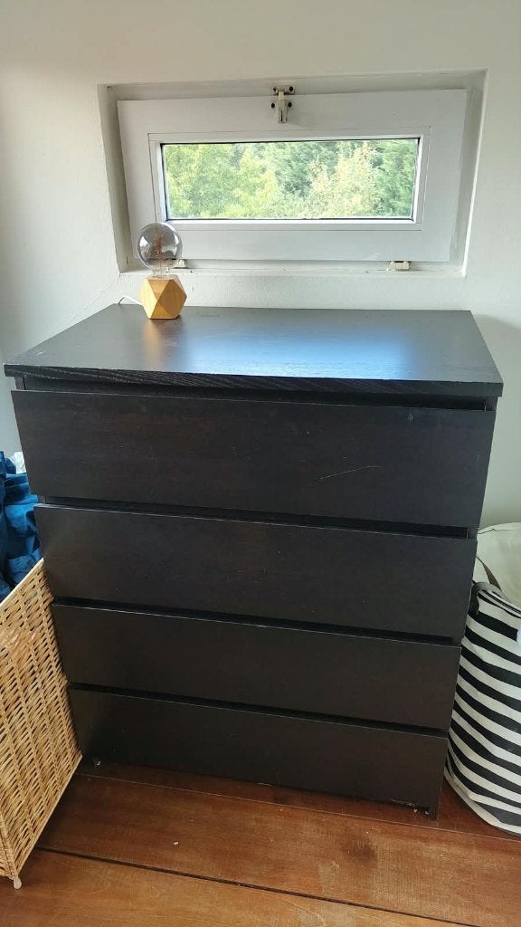 Commode Ikea 4 tiroirs, Maison & Meubles, 3 ou 4 tiroirs, 25 à 50 cm, Enlèvement, Utilisé