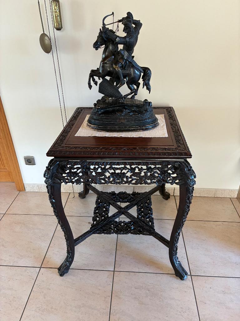 Gegoten spelter sculpture, Antiek en Kunst, Ophalen