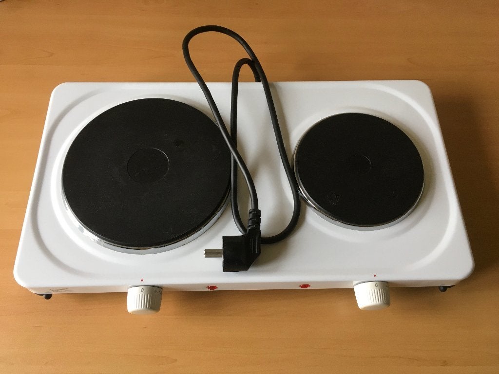 Elektrische kookplaat Kalorik met 2 kookzones,perfecte staat, Electroménager, Tables de cuisson, Comme neuf, Enlèvement, Électrique