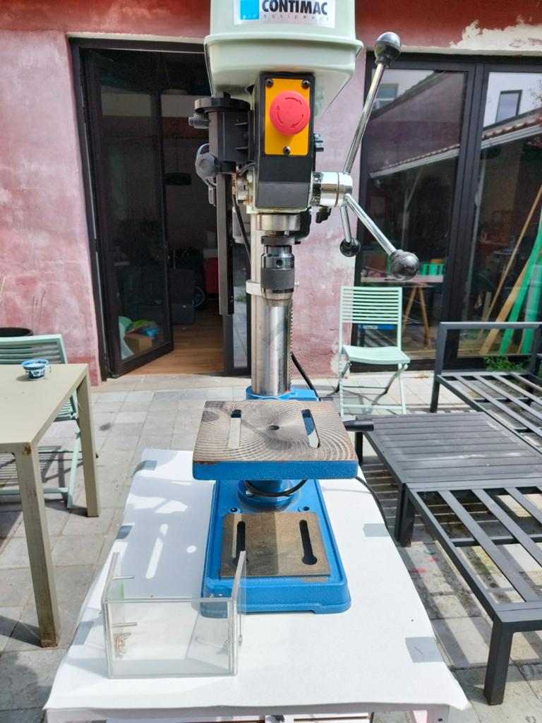 Contimac CH 10 kolomboormachine, Ophalen