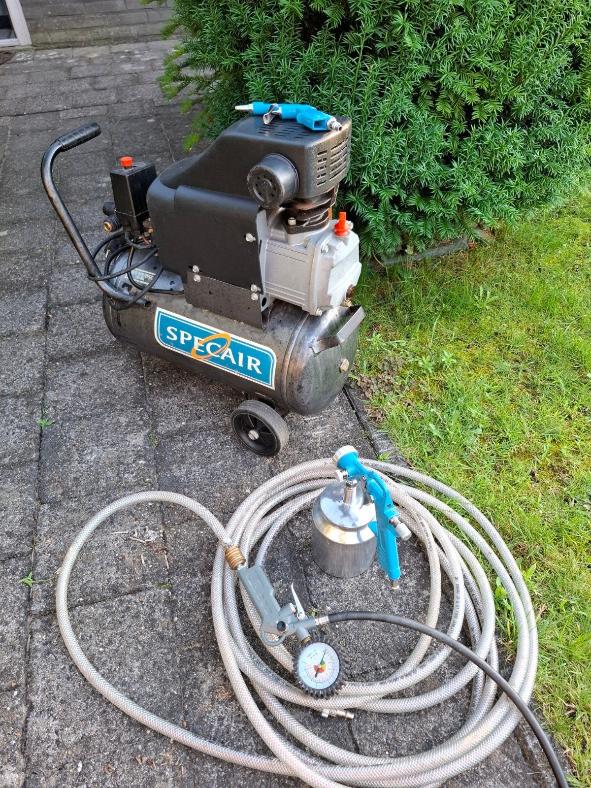 Specair compressor, Enlèvement