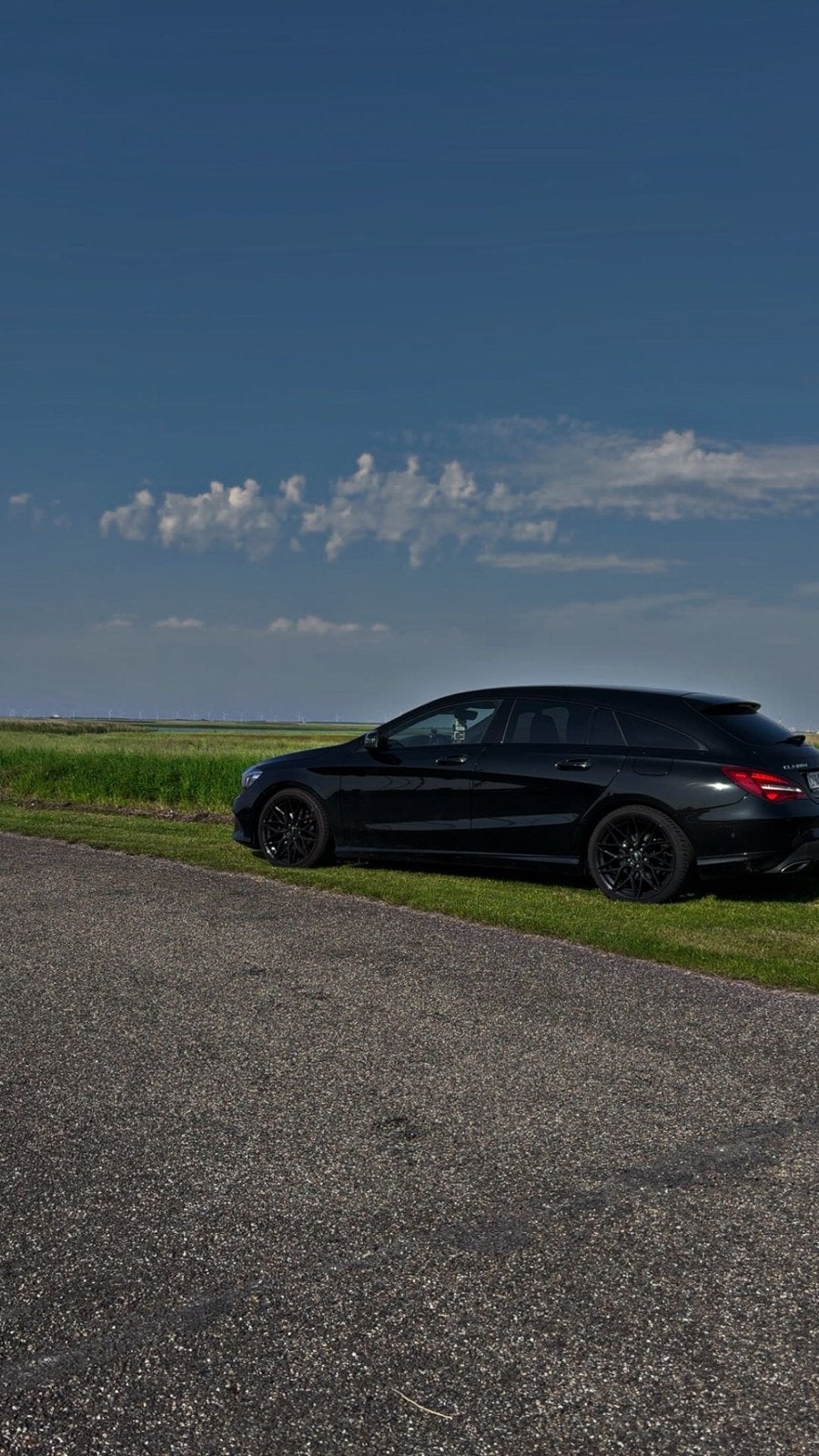 Mercedes cla 180 d, CLA, Zwart, Leder en Stof, Zwart