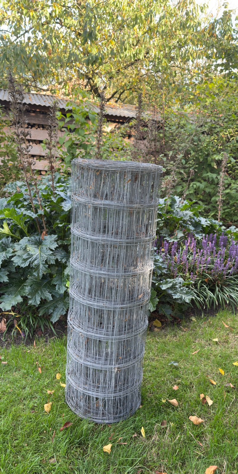Rol tuingaas afrastering hoogte 100cm  +\-25m, Ophalen, Zo goed als nieuw