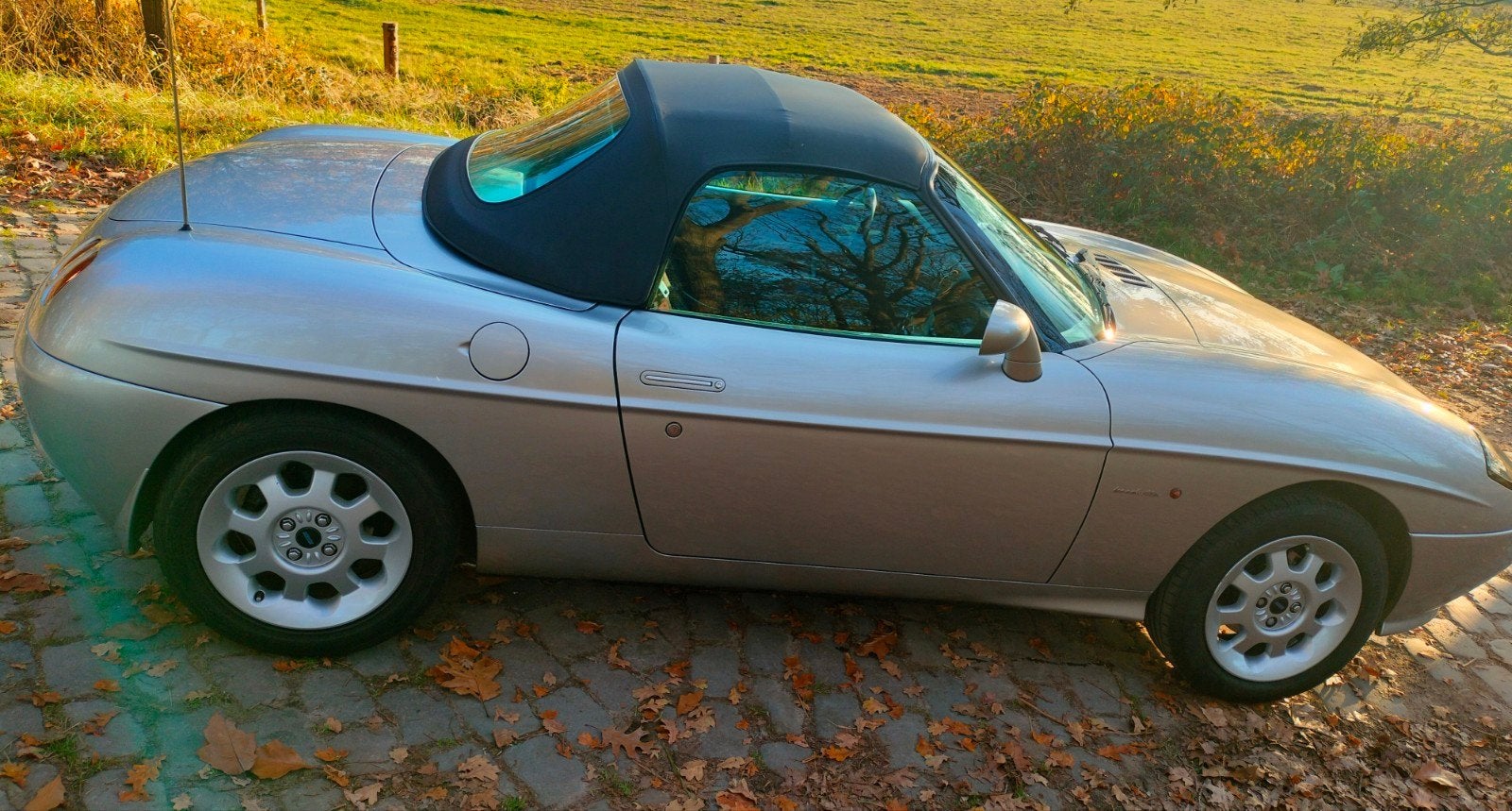 Fiat Barchetta très belle, bien entretenue, résistante à la, Autos, Argent ou Gris, Boîte manuelle, Entretenue par le concessionnaire