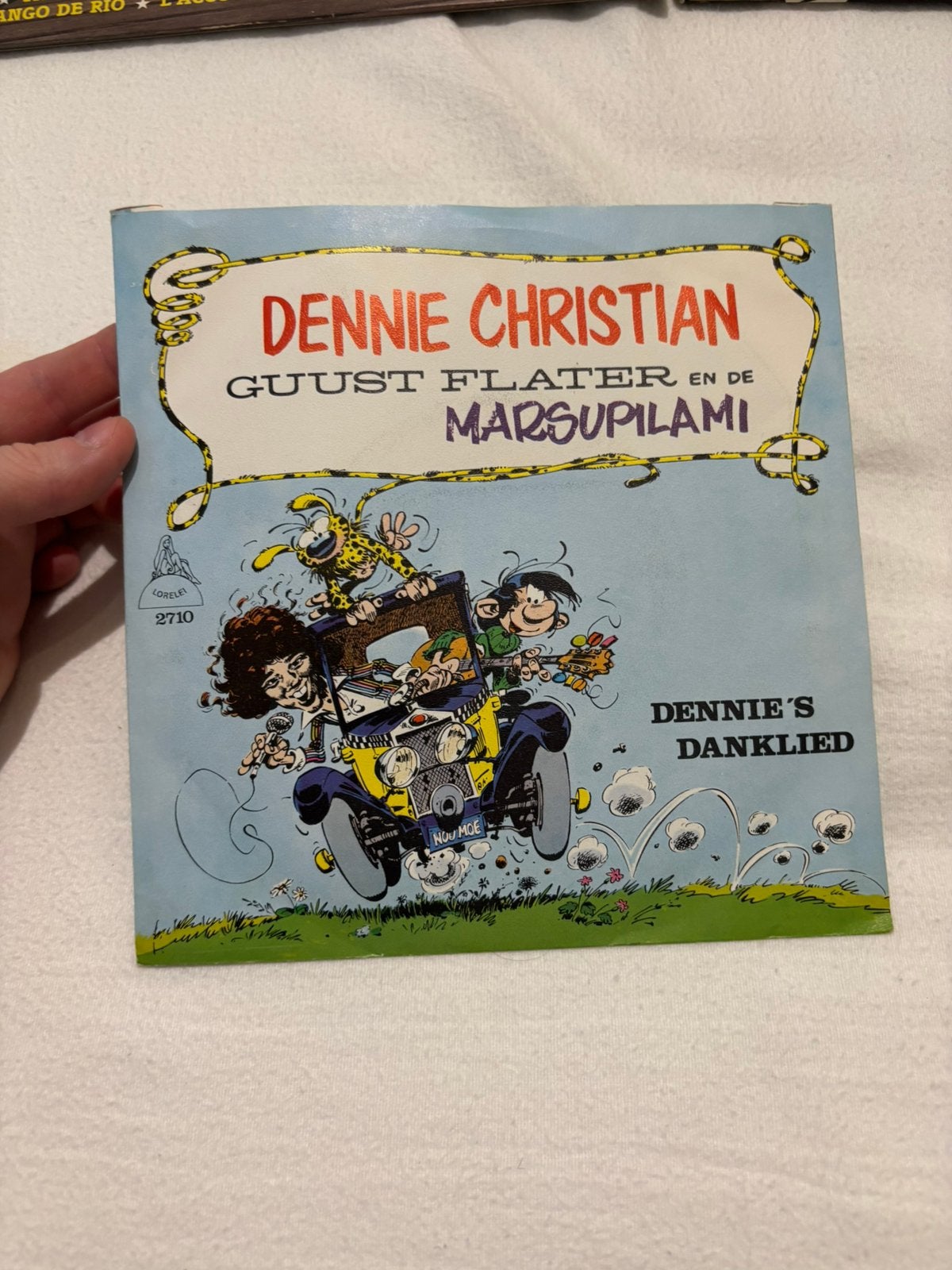 Marsupilami plaat, Cd's en Dvd's, Vinyl | Kinderen en Jeugd, Ophalen, Zo goed als nieuw