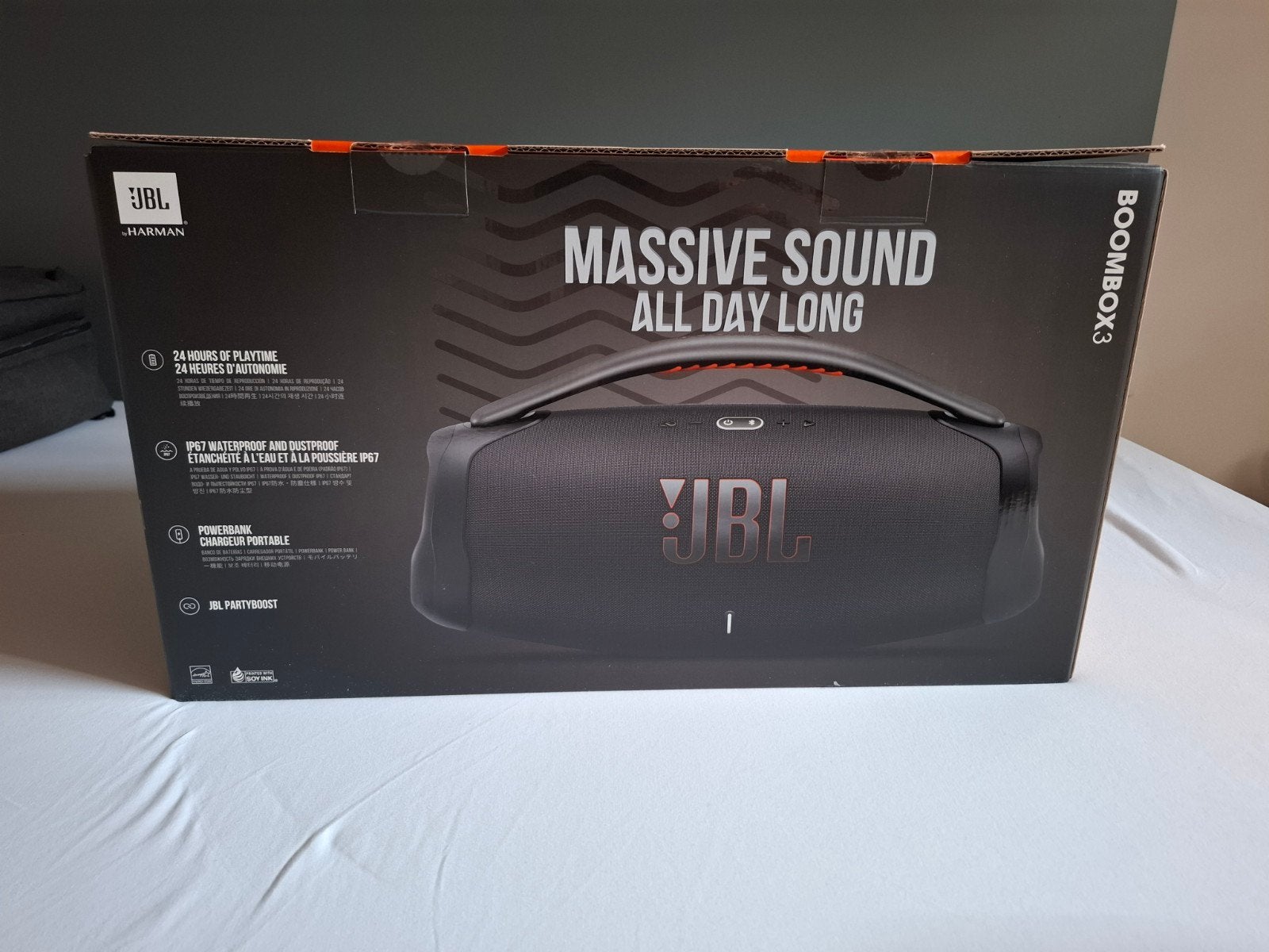 JBL Boombox 3, TV, Hi-fi & Vidéo, Enceintes, Enlèvement, Neuf, JBL