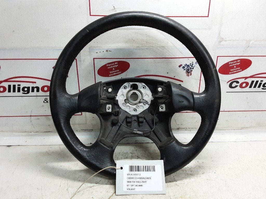 VOLANT DIRECTION Volkswagen Golf III Cabrio (1E), Autos : Pièces & Accessoires, Commande, Volkswagen, Utilisé