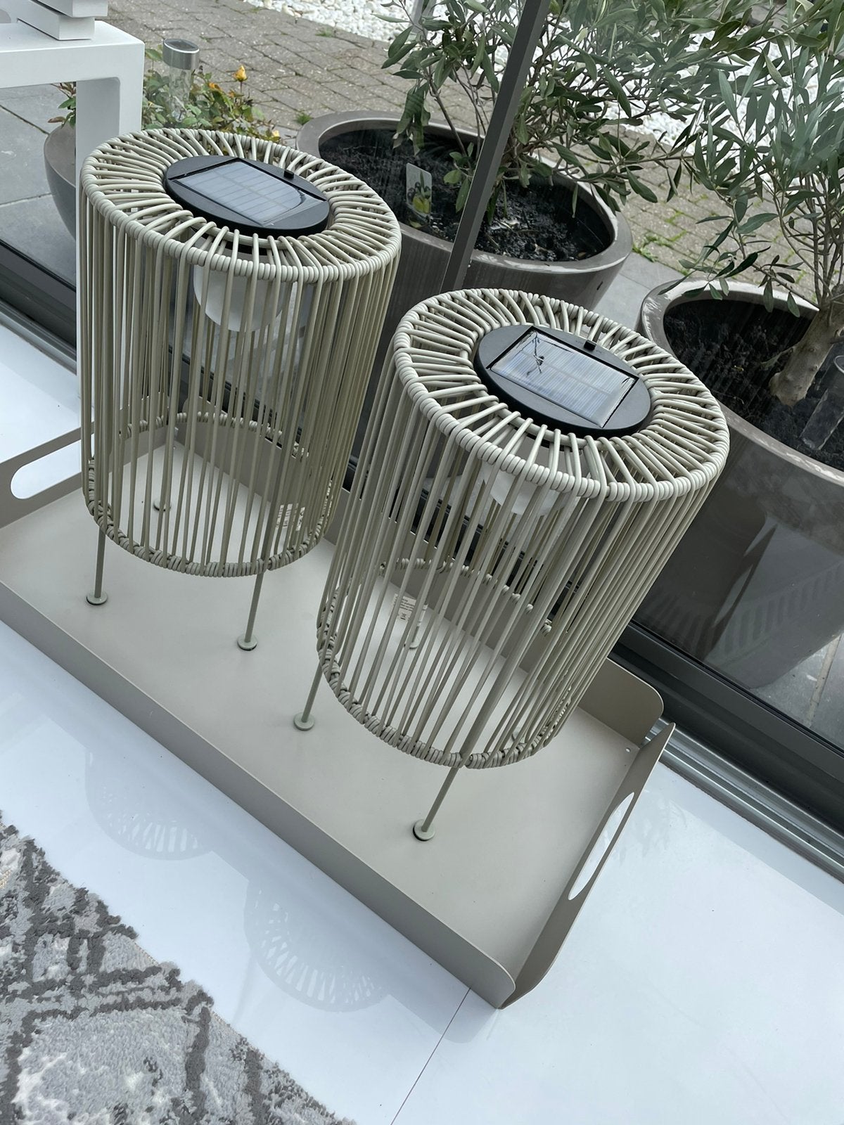 Solarlamp, Tuin en Terras, Ophalen, Zo goed als nieuw