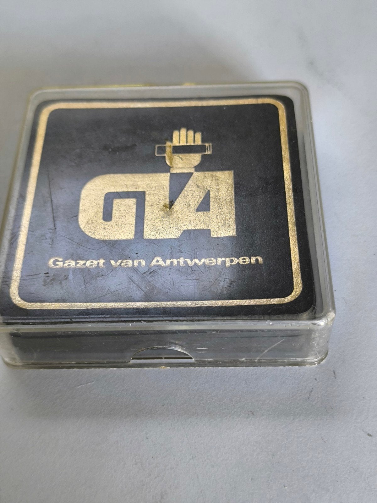 Vintage onderzetters Gazet van Antwerpen, Ophalen of Verzenden