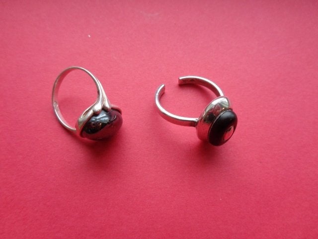 Zilveren ring met keurmerk 835, Handtassen en Accessoires, 18 tot 19, Ophalen of Verzenden, Zo goed als nieuw, Dame