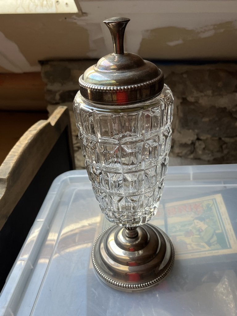 Coupe / Bonbonnière pied, Antiquités & Art, Enlèvement