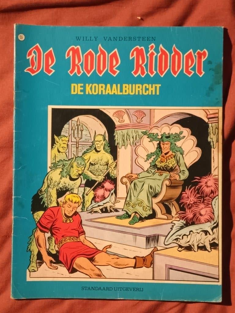 de rode ridder 55: de koraalburcht, Eén stripboek, Ophalen of Verzenden, Gelezen