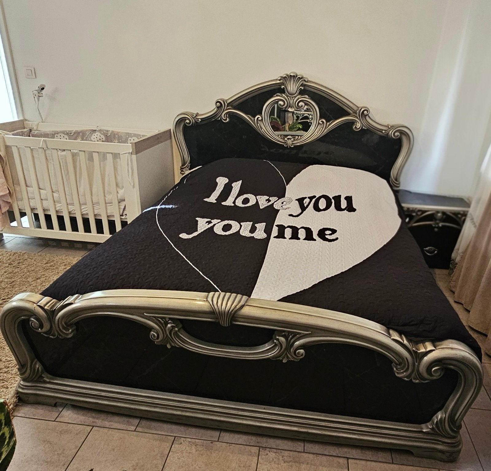 chambre a coucher complet, Maison & Meubles, Enlèvement, Comme neuf, Deux personnes, Chambre a coucher briant