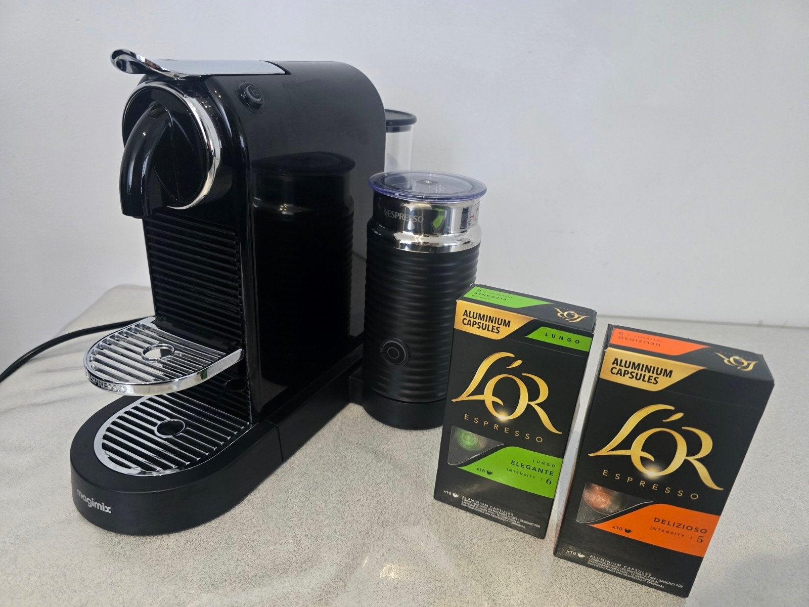 Nespresso Magimix, Ophalen