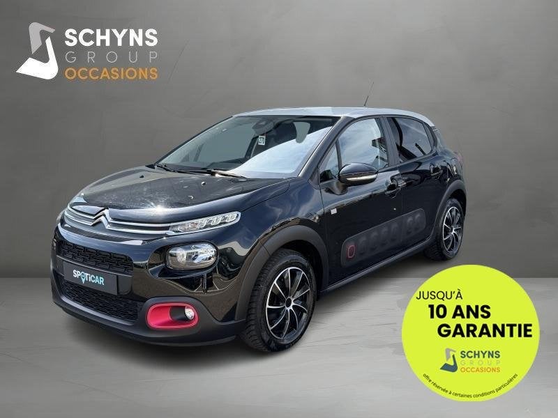 Citroen C3 ELLE ** GARANTIE 24 MOIS, Euro 6, 1199 cc, Zwart, Handgeschakeld