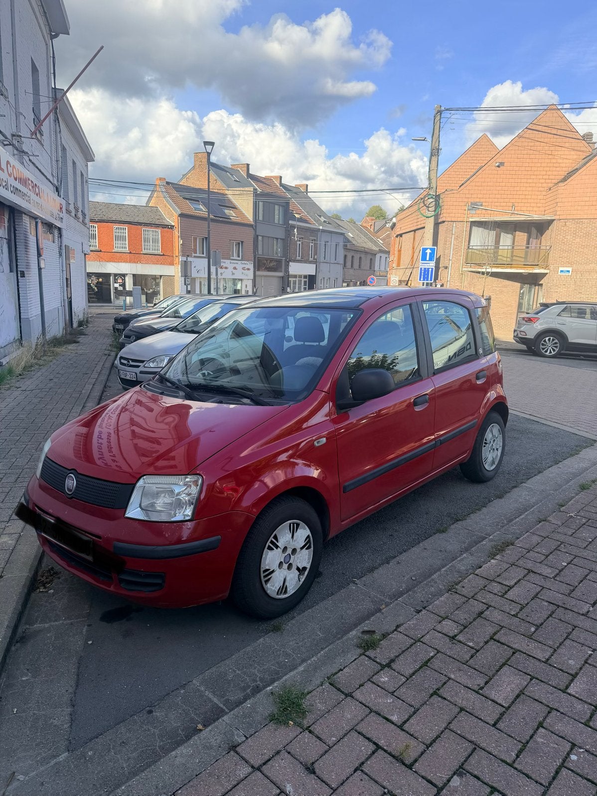 Fiat panda 2010, Auto's, Stof, Zwart, Panda, Elektrische ramen