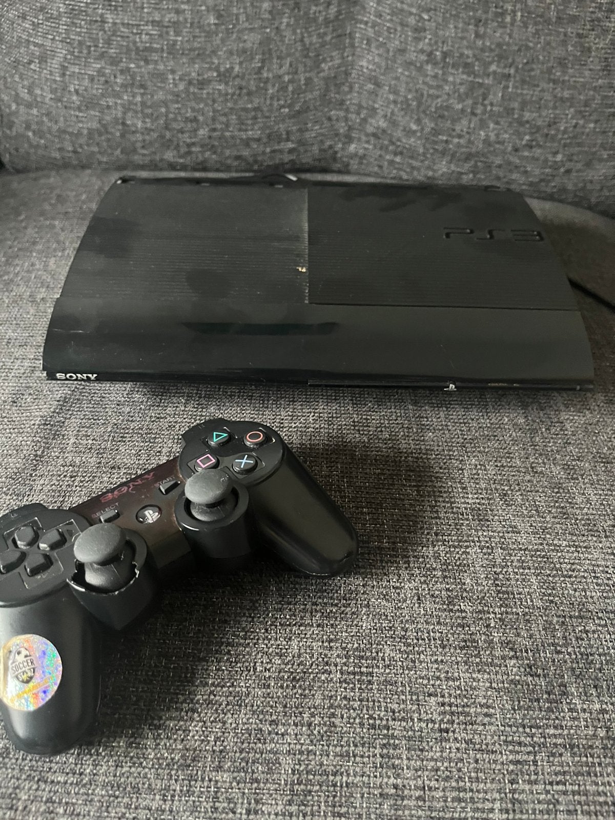 PS3 Slim + 10 games, Games en Spelcomputers, Spelcomputers | Sony PlayStation 3, Ophalen, Super Slim, Met 1 controller, Gebruikt