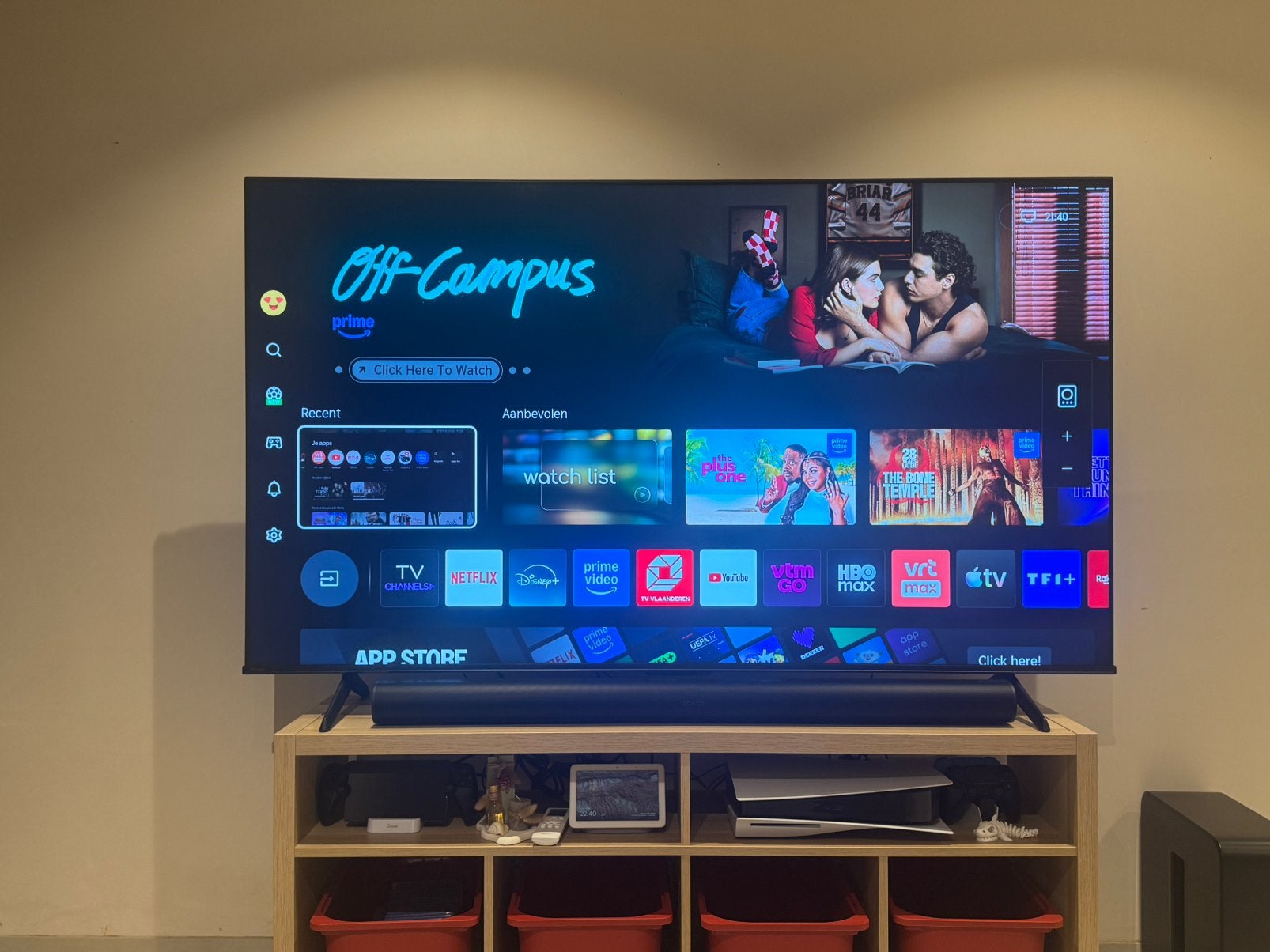Hisense 75E7Q PRO Qled TV 75 Inch, Audio, Tv en Foto, Televisies, Ophalen, Zo goed als nieuw, QLED