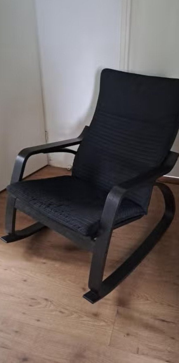 2 ikea poang stoelen zwart, Enlèvement