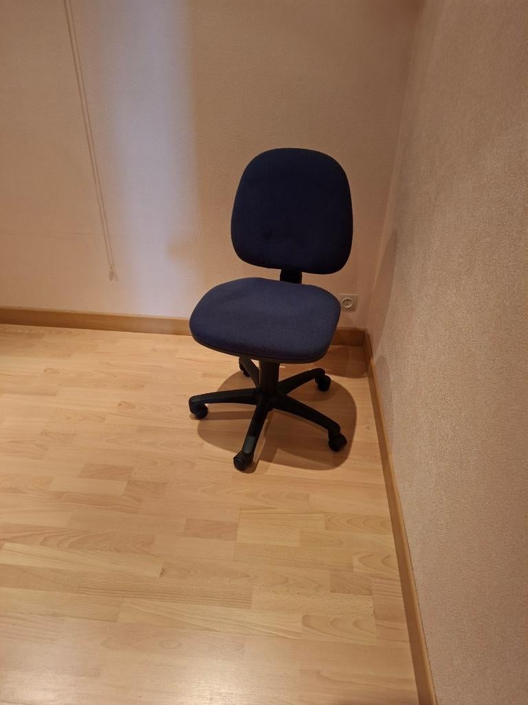 bureaustoel, Ophalen, Gebruikt, Blauw, Klassiek