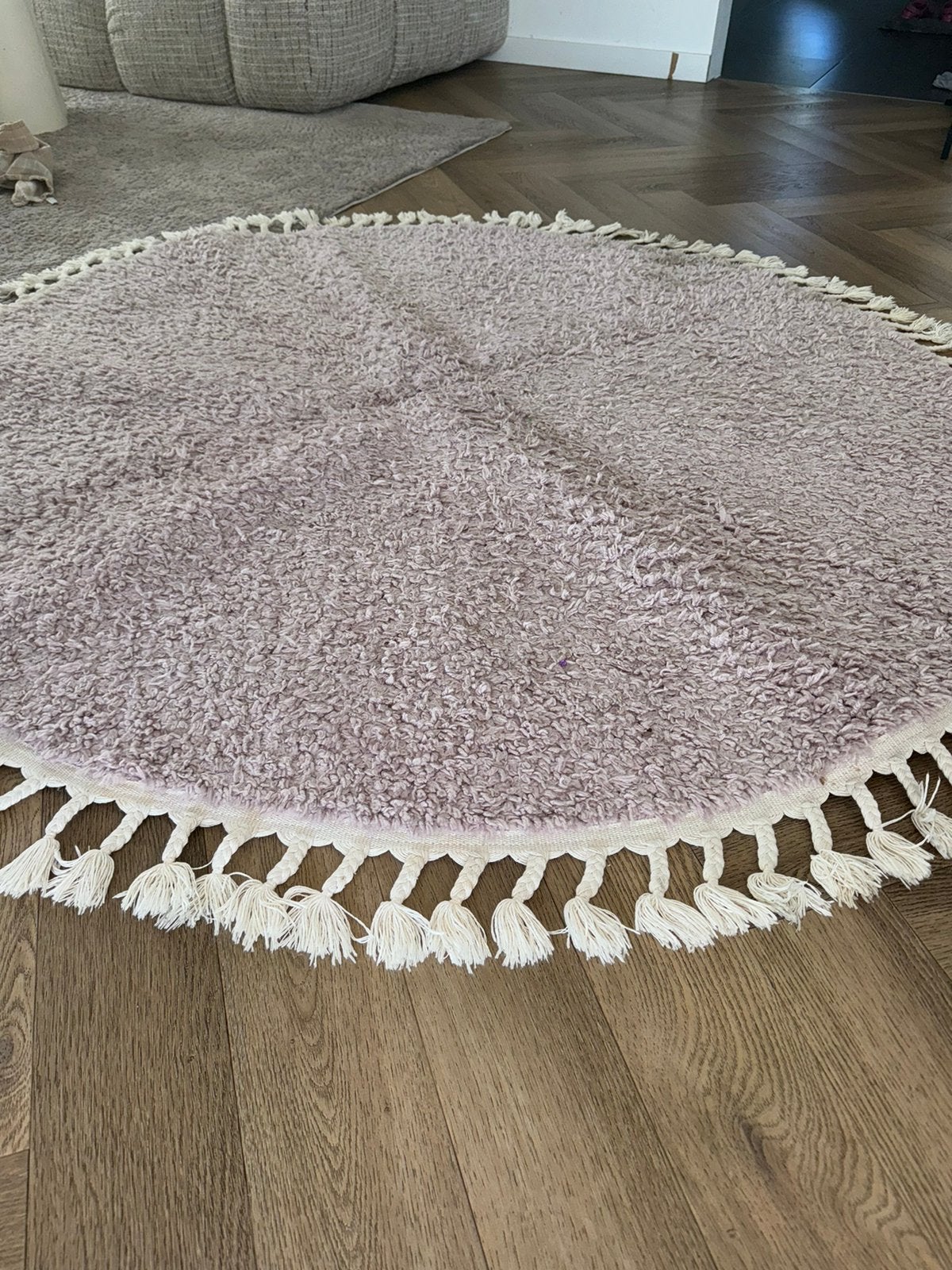 Rond wasbaar kindervloerkleed 120, Ophalen, Gebruikt, Rond