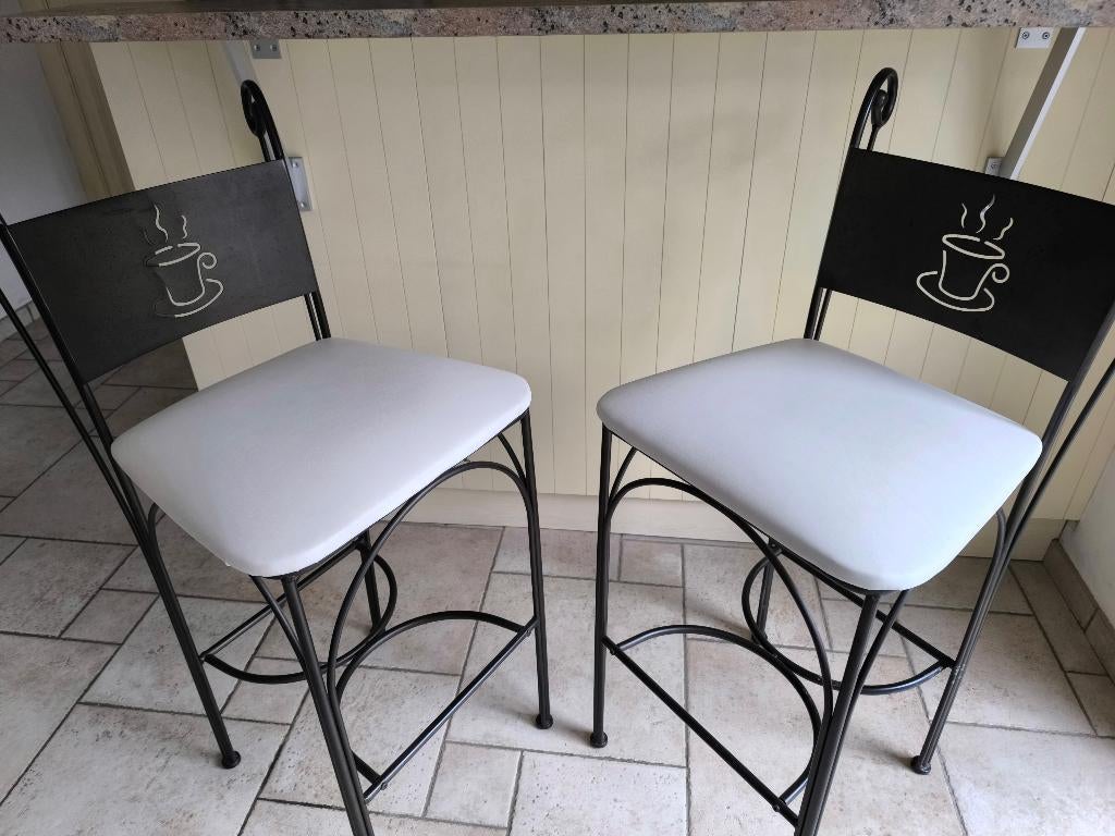 Chaises bar, Enlèvement, Utilisé, Métal