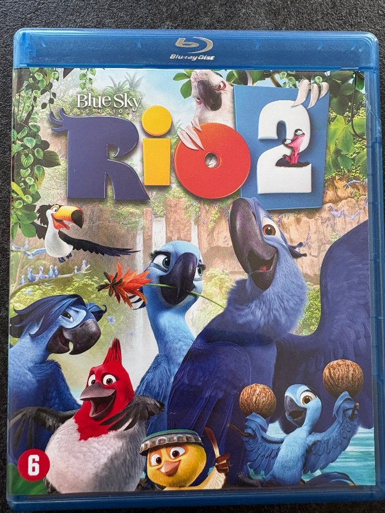 Rio 2 Blu-ray, Cd's en Dvd's, Blu-ray, Inclusief extra's, Nederlands, Film, Kinderen en Jeugd