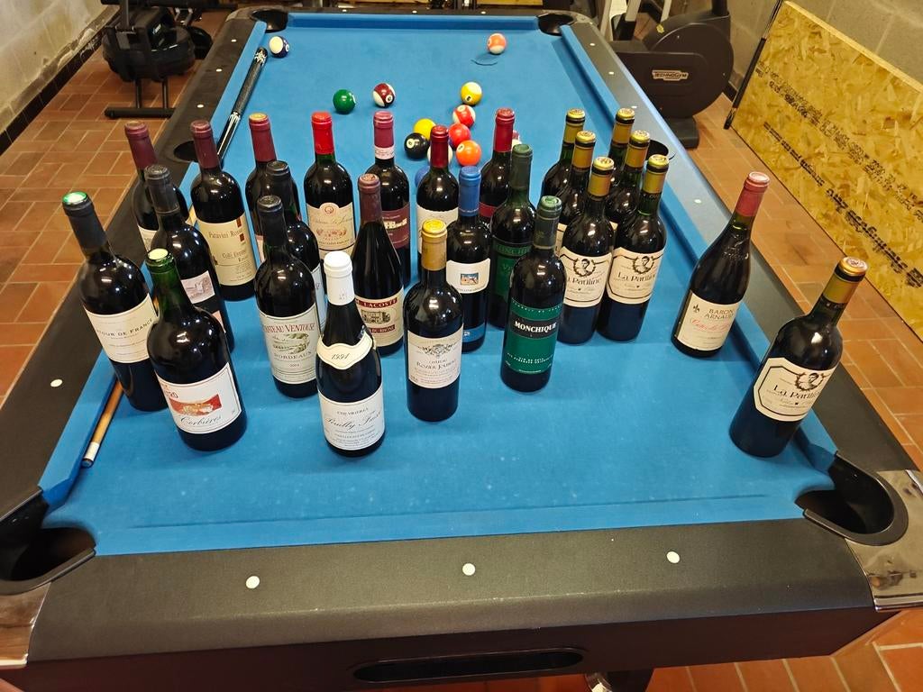 Verschillende wijnen en prosecco, Ophalen