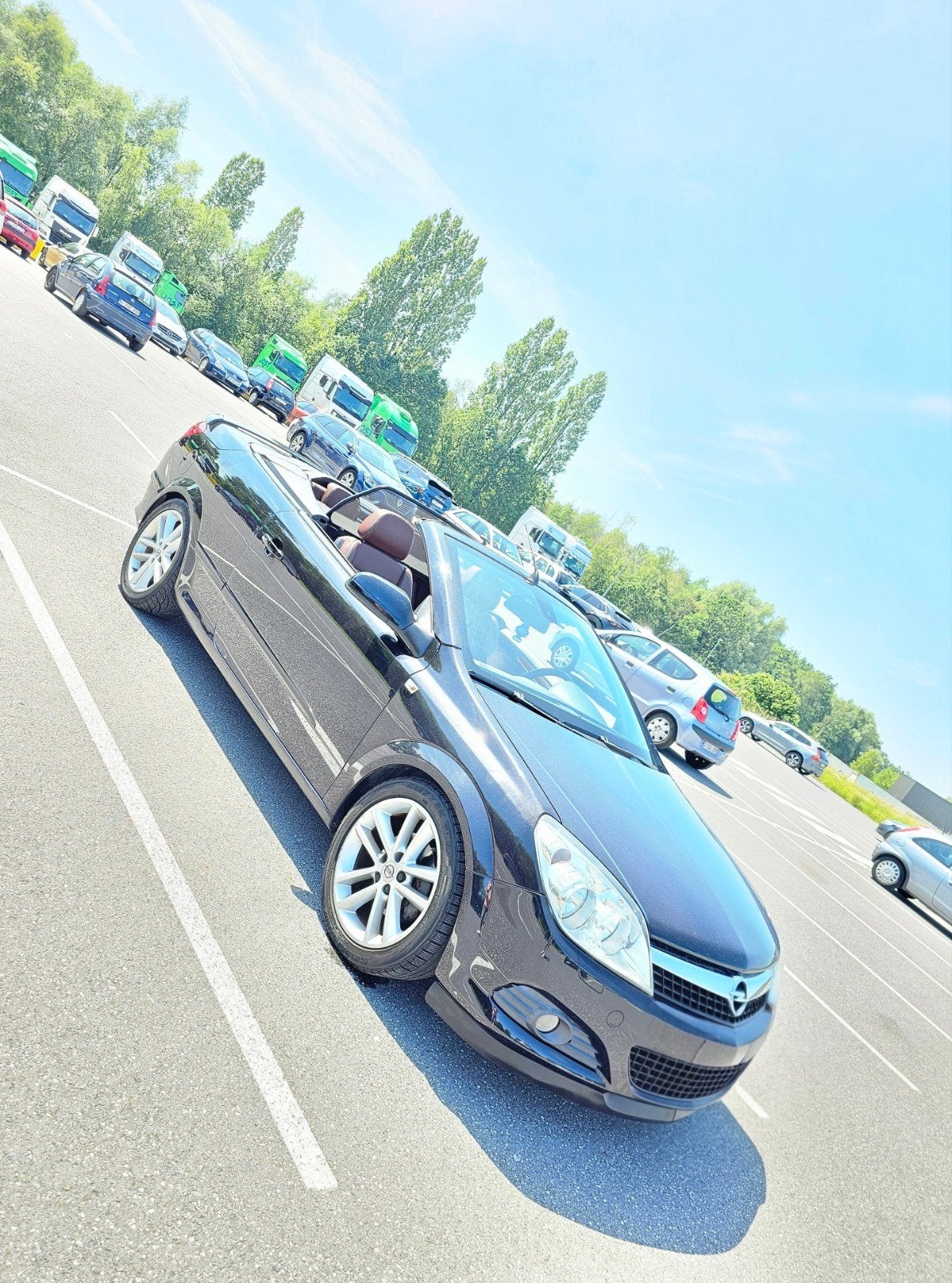 Opel Astra 1.6i Benzine Twintop cabrio Full option, Auto's, Opel, Bruin, Particulier, Cruise Control, Astra