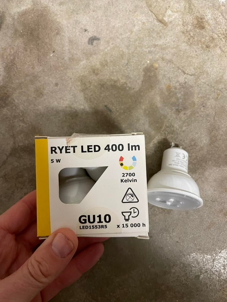 3 spotjes Ikea, Huis en Inrichting, Ophalen, Zo goed als nieuw