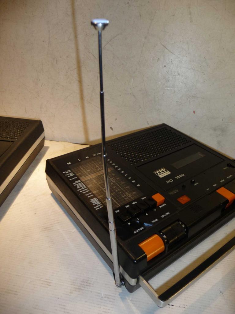 radio + K7 ITT Schaub Lorenz RC1000 (n2), Audio, Tv en Foto, Ophalen of Verzenden, Refurbished, Radio