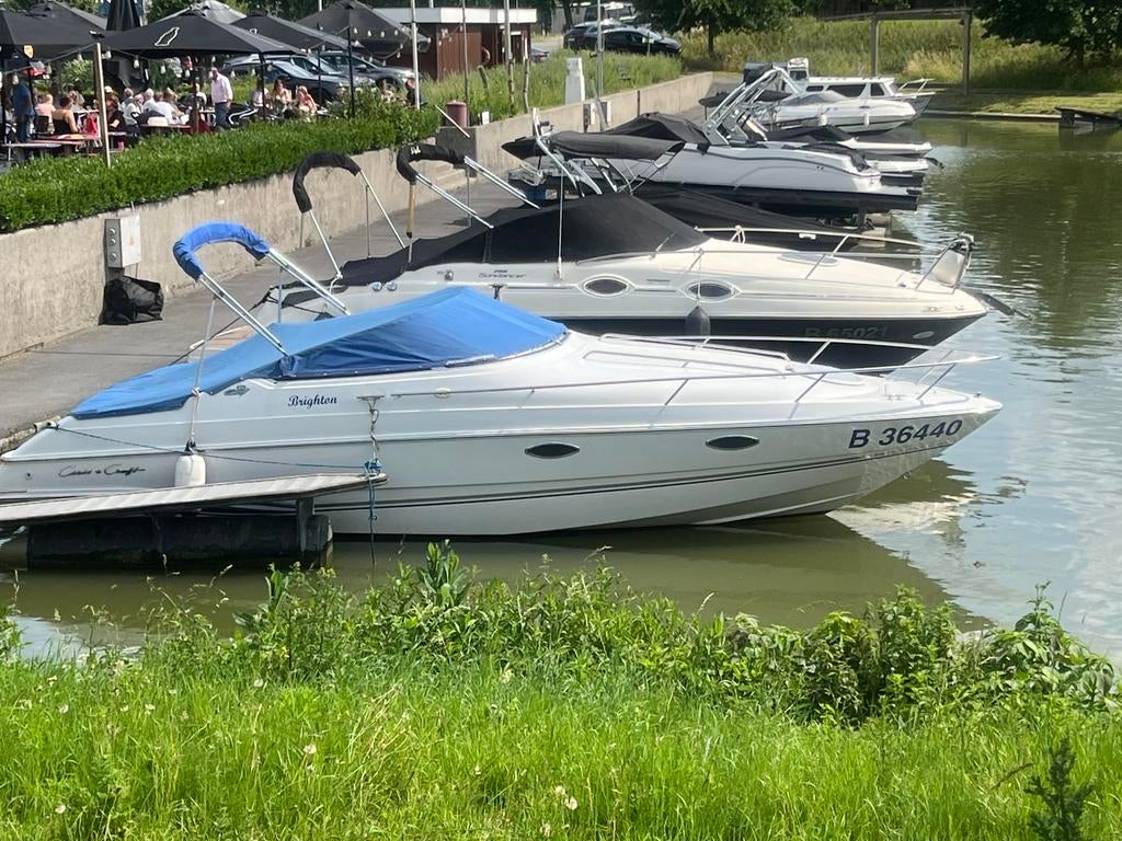 Chris craft 25 concept volvo 7.4  prachtstaat!! met trailer, 200 ch ou plus, Enlèvement, Utilisé, Polyester