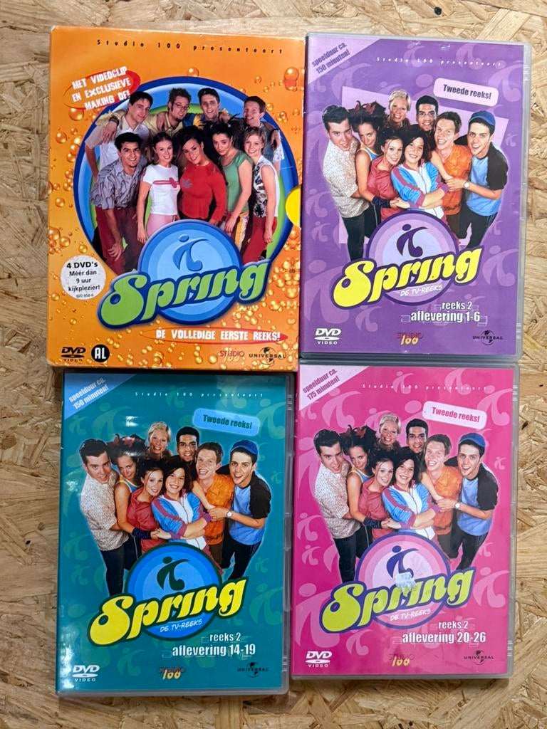 Pakket dvds spring studio 100, Cd's en Dvd's, Ophalen of Verzenden, Zo goed als nieuw