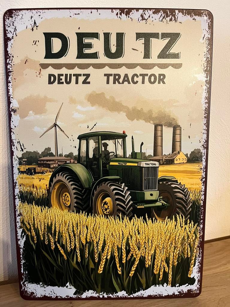 Metalen plaat voor de Deutz tractor, Ophalen of Verzenden, Nieuw