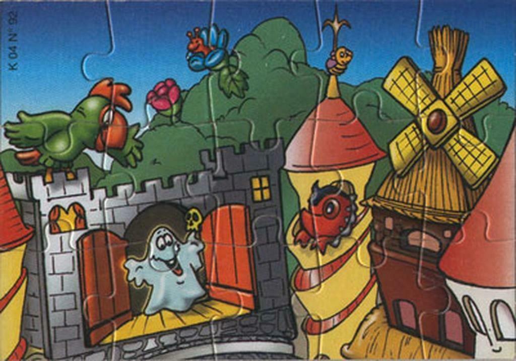 Kinder Surprise Puzzel K04 n 92 + Bpz (papier), Enlèvement ou Envoi, Neuf, Numéros K